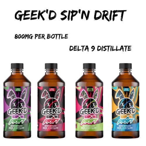 GEEK'D RIP'N SIP LIQUID DELTA 9 THC