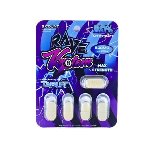 rave kratom packaging