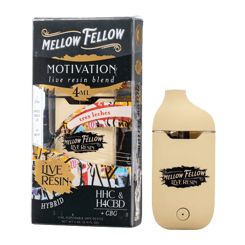 Mellow Fellow 4g Live Resin Disposable HHC CBG + H4CBD