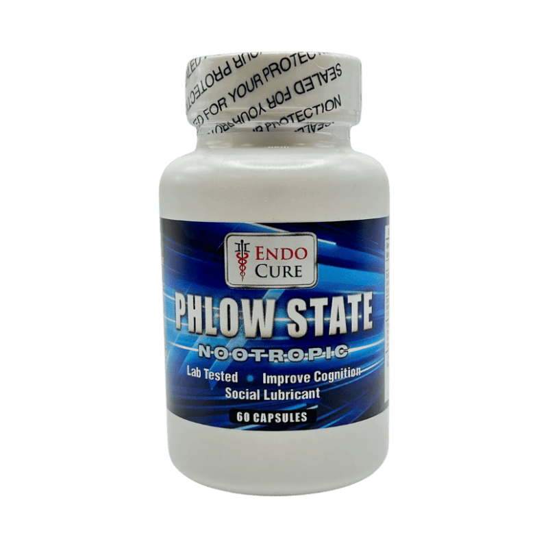 Phlow State Nootropic 60 Capsules - Front